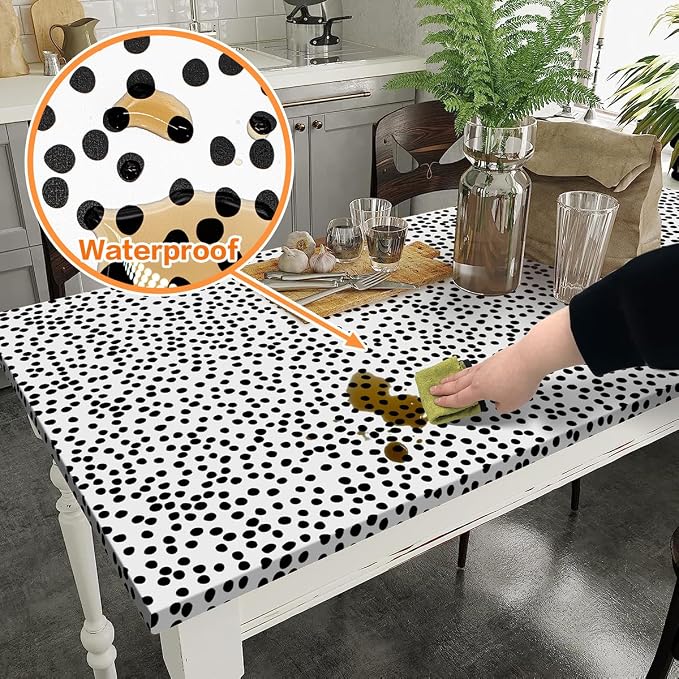 Jeweluck Peel and Stick Wallpaper Polka Dot Wallpaper Stick and Peel 17.7” x - Image 4