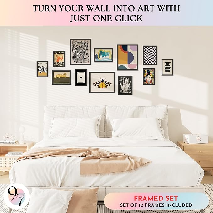 97 Decor Eclectic Wall Art Framed - Image 3