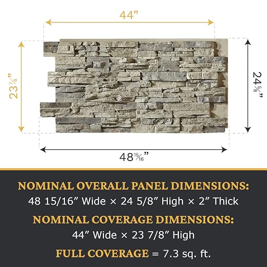 AZ Faux High-Density Polyurethane Faux Stone Wall Covering Panels - Image 3