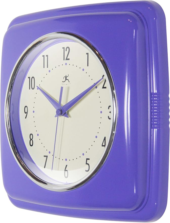 Infinity Instruments 9 Inch Square Clock - Image 4