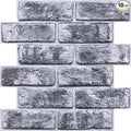 COMSTICKC 3D Faux Brick Wall Panels Peel and Stick, Small Size Thin PVC by COMSTICKCDECOR