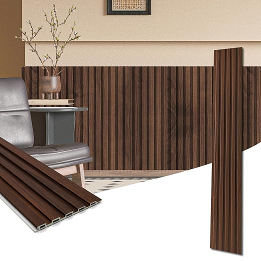 Art3d WPC Wainscoting Panels, Living Room by Art3d