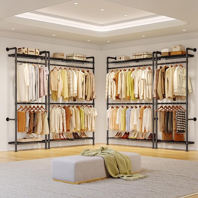 ONBRILL H1 Plus Expandable Wall Mounted Closet System, 2FT-3.3FT Closet - Image 9