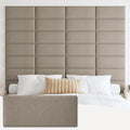IFNOW Upholstered Wall Mounted Headboard, 3D Soundproof Wall Panels Peel and by IFNOW