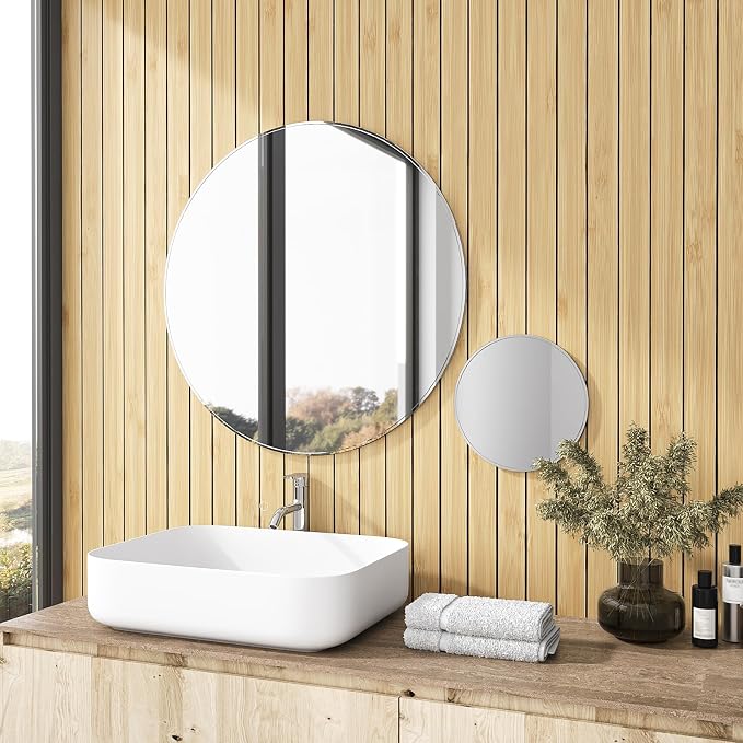 VEELIKE Natural Bamboo Slat Wall Panels Peel and Stick Wood Panels - Image 5