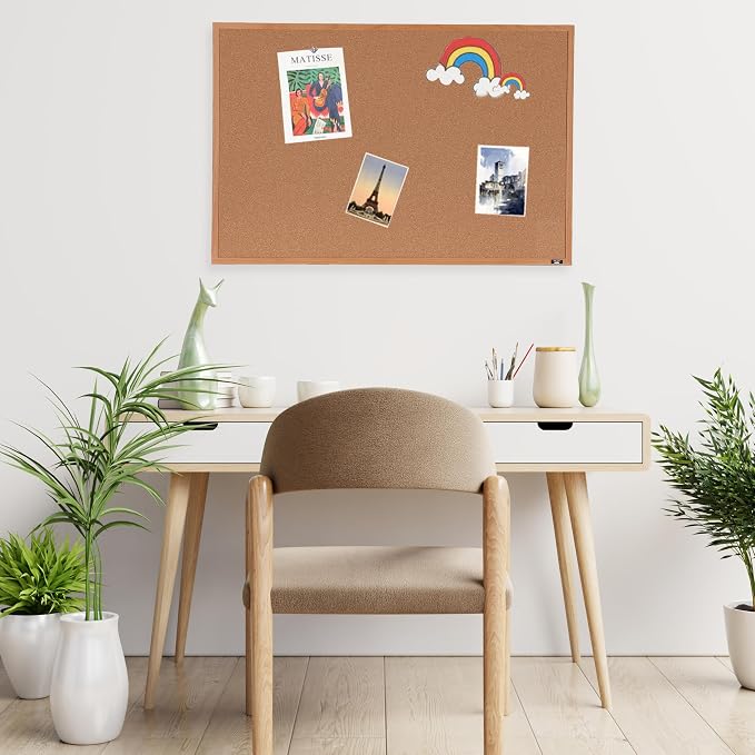 Mr. Pen- Cork Notice Board, 24 X 18 Inches, Cork Bulletin Board - Image 7