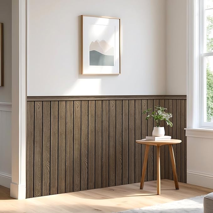 PS Wainscoting Wall Panel Kit, Paintable Waterproof PS Panels - Image 5