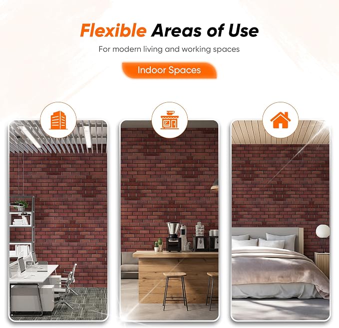 IZODEKOR 3D Wall Panels Brick Effect - Image 9