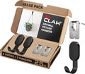 3M CLAW 25 lb. 2 Drywall Black Hooks & 2 Extra Picture Hangers, Heavyweight by 3MCLAW%E2%84%A2