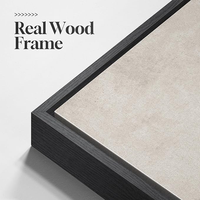 Large Framed Neutral Abstract Wall Art - Image 5