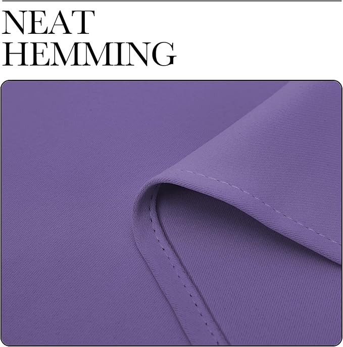 NICETOWN Lilac Purple Blackout Curtains - Image 7