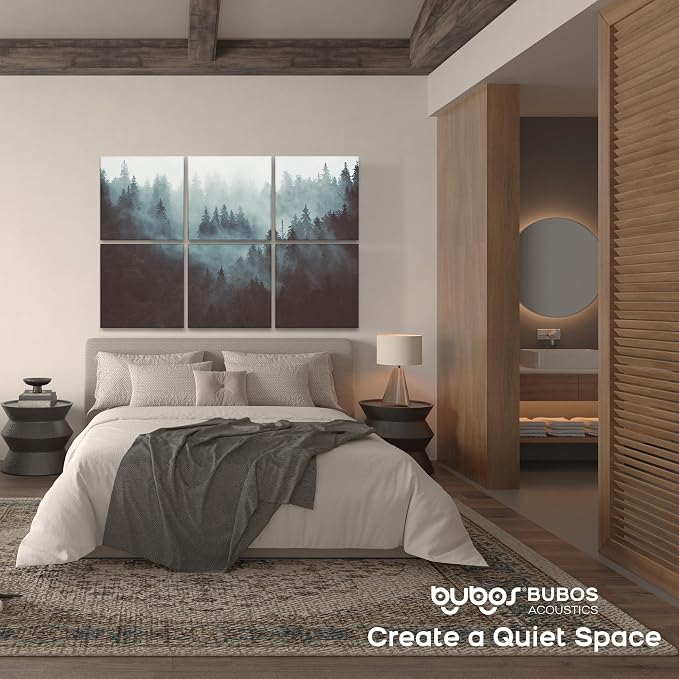BUBOS 6 Pack Art Acoustic Panels, 70.8" x 47.2" Sound Absorbing Wall Decor - Image 6