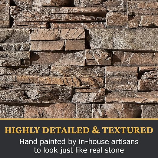 AZ Faux High-Density Polyurethane Faux Stone Interlocking Left Endcap - Image 6