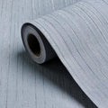 Blue Grasscloth Peel and Stick Wallpaper A Set of 23.6" X 480" Self-Adhesive by Biyoeepeelstickwallpaper