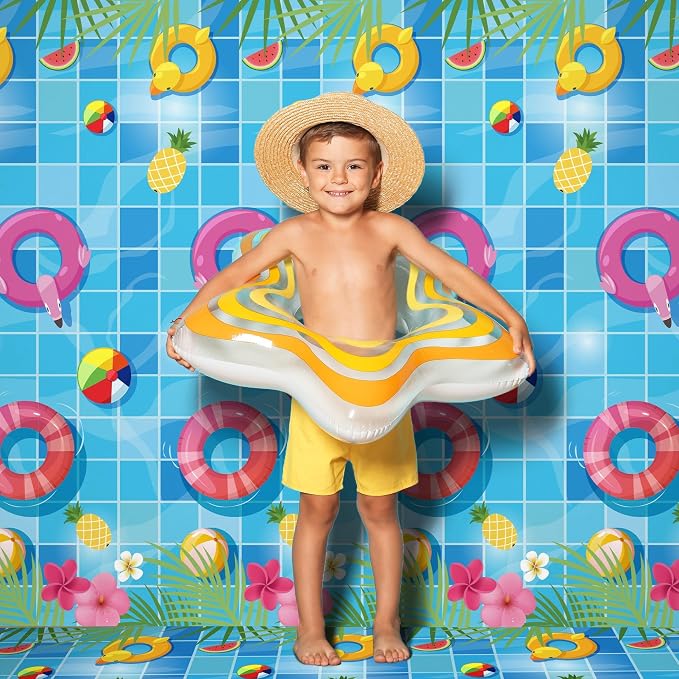 Kochorie 100 Ft x 54 Inch Swimming Pool Plastic Tablecloth Roll Pool Party - Image 5