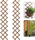 2Packs 13x78in Expandable Wood Wall Trellis by ANPHSIN