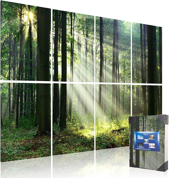 Mollywell Art Acoustic Panels, Sound Proofing, Wall Decoration, Suitable by Mollywell