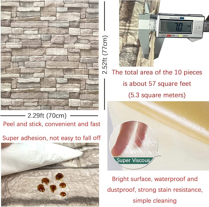 Yutianli 7mm Thick Anti-Collision self Adhesive 3D Wall Panels Peel and Stick - Image 5