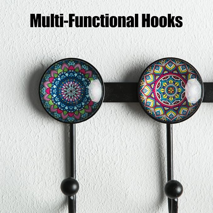 Boho Coat Rack Wall Mounted - Image 3
