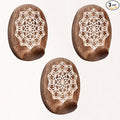 Indian Shelf 6 Lb- 3 Pieces Decorative Wood Adhesive Wall Hooks–Boho Peel and by IndianShelf