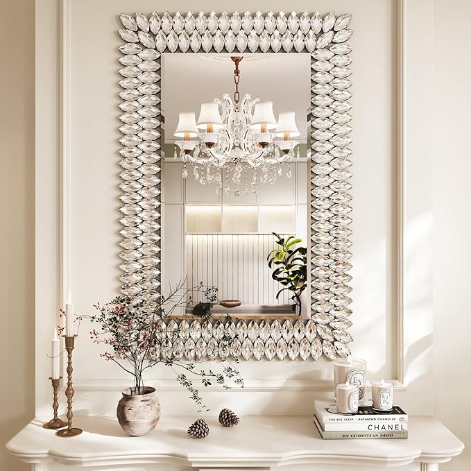 Kelly Miller Jeweled Luxury Bathroom Mirror by KellyMiller
