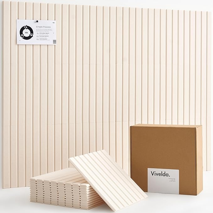 VIVELDA Large Bulletin Board 48x36- Office Wall Organizer, Replace Your Old by VIVELDA