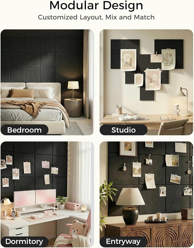 Aothia Felt Bulletin Board Tiles - Image 4