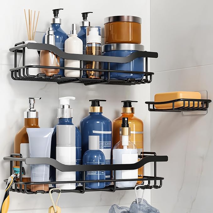 OMAIRA 3-Pack Shower Caddy - Image 2