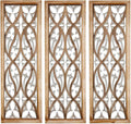 XIAOAIKA Hand Carved Boho Wood Wall Art by XIAOAIKA