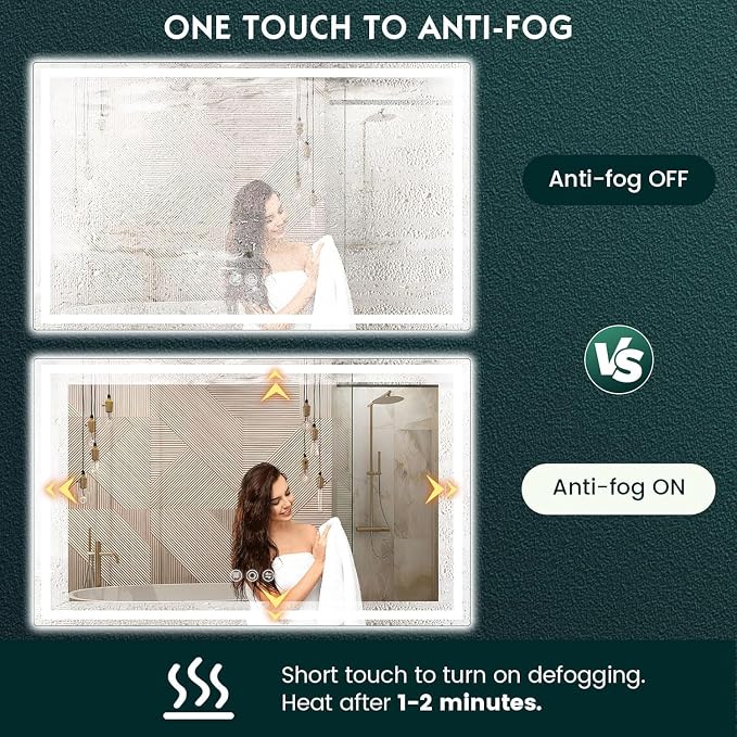 LED Mirror for Bathroom 36"x 60" - Image 6