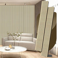 2 Pack Wood Panels for Wall, 106.3" × 11" Wood Slat Acoustic Panels for Wall by Ritollo