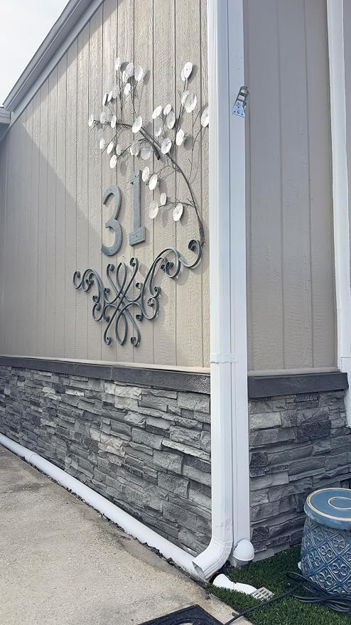 Faux Stone Wall Panels 2-Pack PU Stone Veneer Siding, Mortarless Faux Rock - Image 2