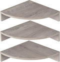 Corner Shelves 3-Pack for Bathroom & Kitchen, Space-Saving Floating Corner Wall by Unknown