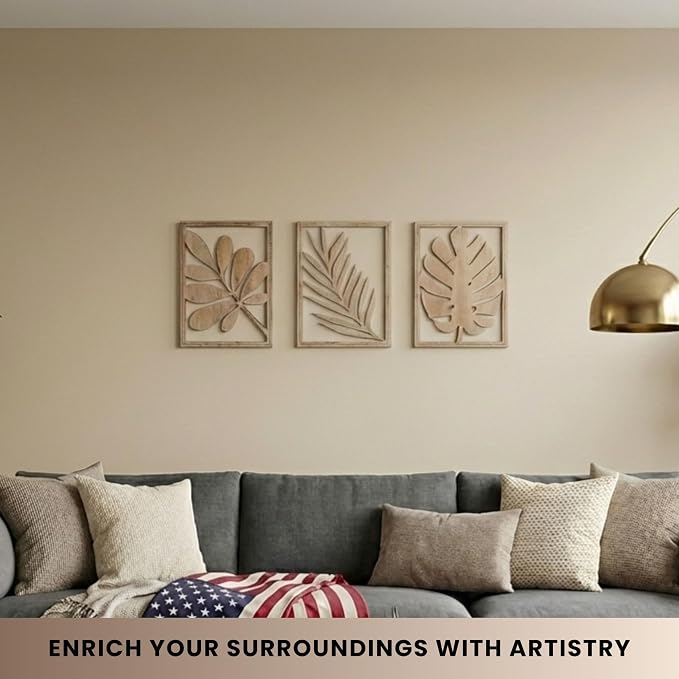 qmmp Modern Wooden Wall Sculptures - Image 3