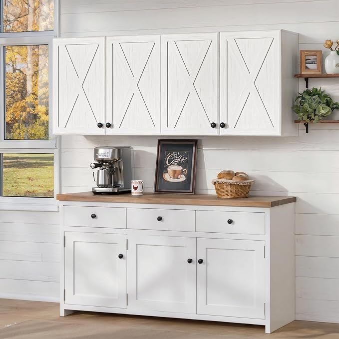 Furnaza Farmhouse Large Wall Cabinets - Image 7