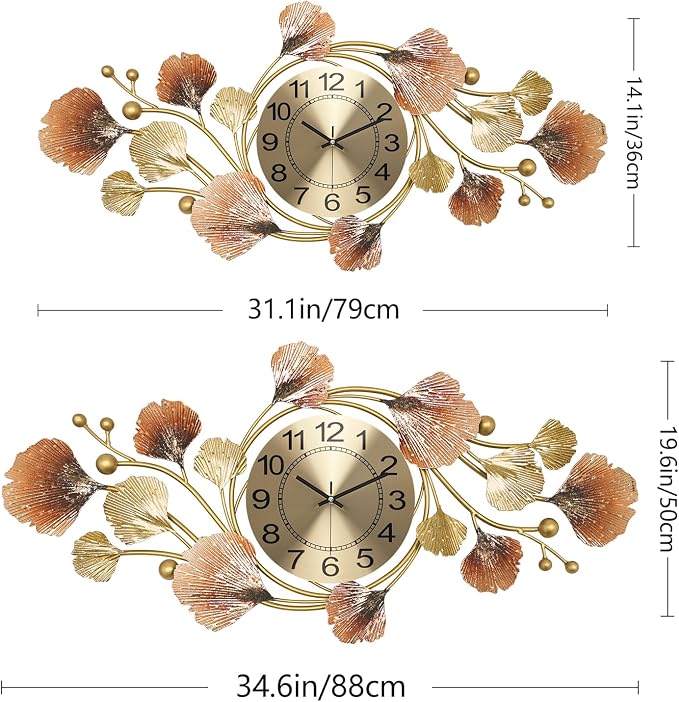 Large Wall Clocks for Living Room Decor - Image 2