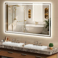 60x36 Inch LED Lighted Bathroom Mirror by Unknown