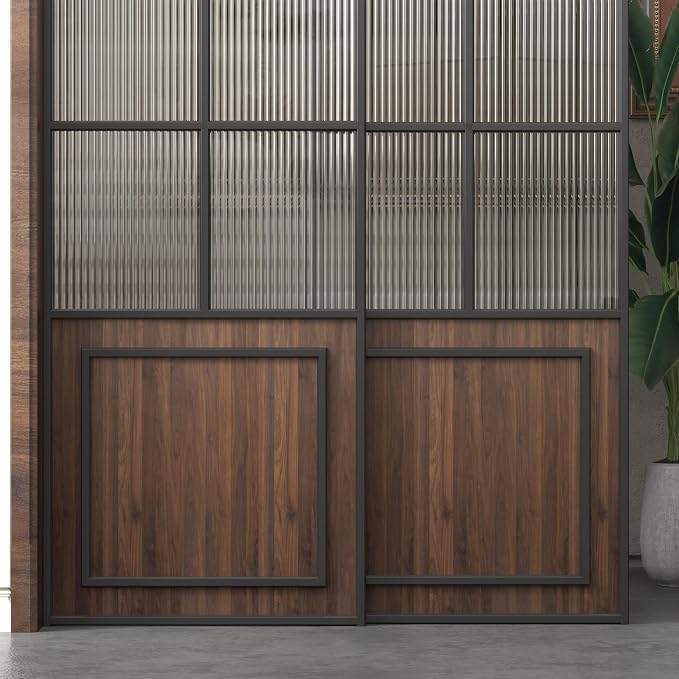 BOMENG Large Walnut Wood Wallpaper Peel and Stick Matte 32"x591" Dark Brown - Image 6