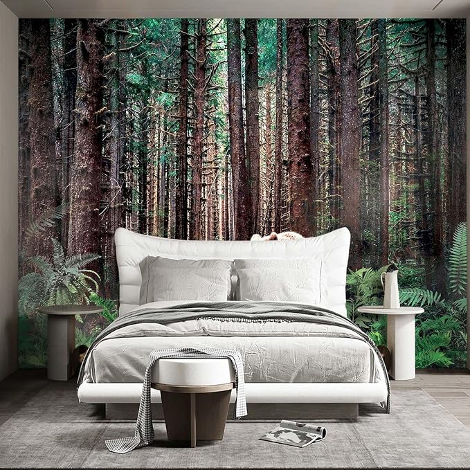 Forest Animals Bear wallpeper Kids Bedroom Woods wall Mural - Image 2