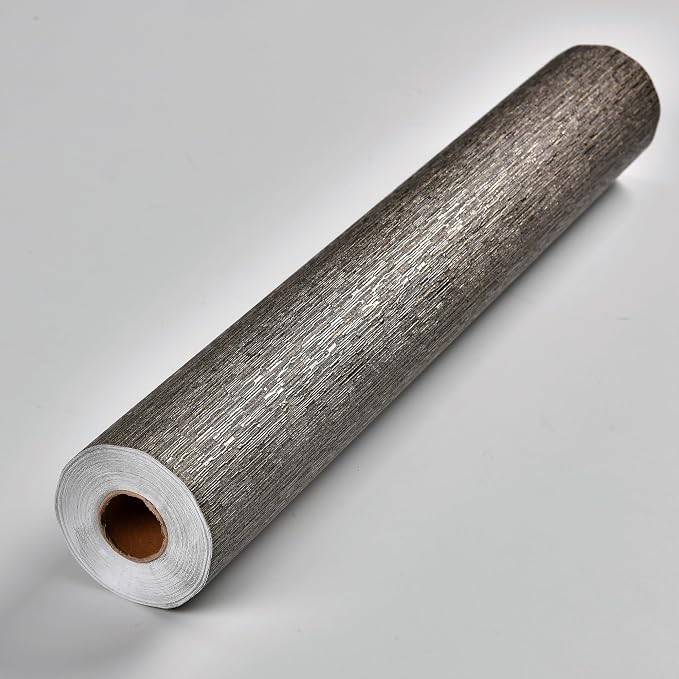 Haimin Grasscloth Wallpaper Peel and Stick 20.9in X 393in Fabric Contact Paper - Image 7