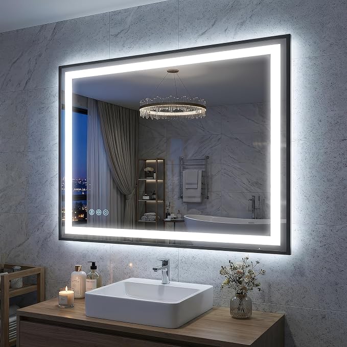 Antok 40X32 LED Bathroom Mirror - Image 2