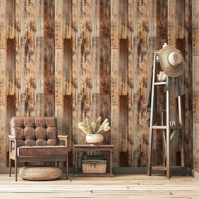 TANONE Wood Contact Paper Kitchen Peel and Stick Wallpaper, Self Adhesive - Image 8