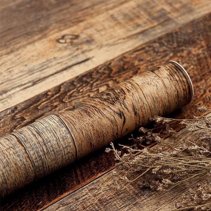 TANONE Wood Contact Paper Kitchen Peel and Stick Wallpaper, Self Adhesive by TANONE