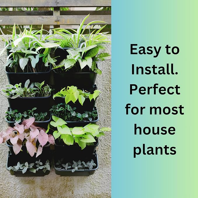 Maxona Vertical Wall Planter for Indoor Plant-Walls Mounted Pot - Image 8