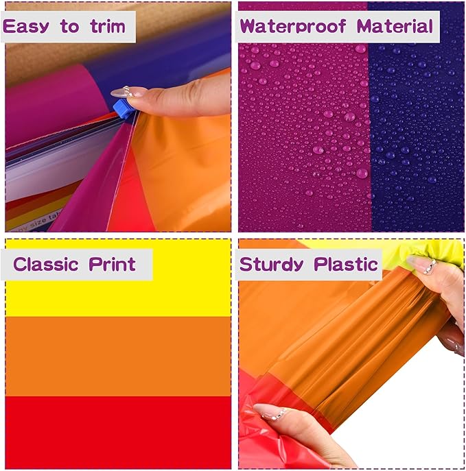 Kochorie 100 Ft x 54 Inch Rainbow Tablecloth Roll - Image 3