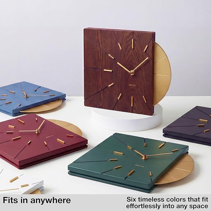 Driini Clocks Mid Century Modern Wall Clock - Image 6