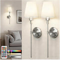 DORESshop Battery Operated Wall Sconce Set of 2, Wireless Wall Light Easy to by DORESshop