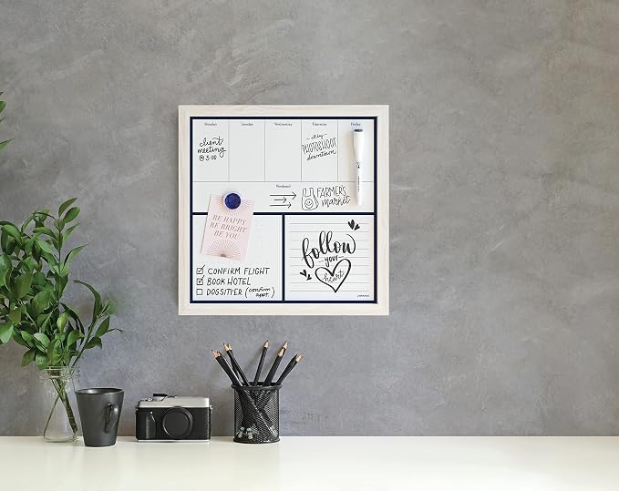 U Brands Rustic Weekly Dry Erase Board - Image 3