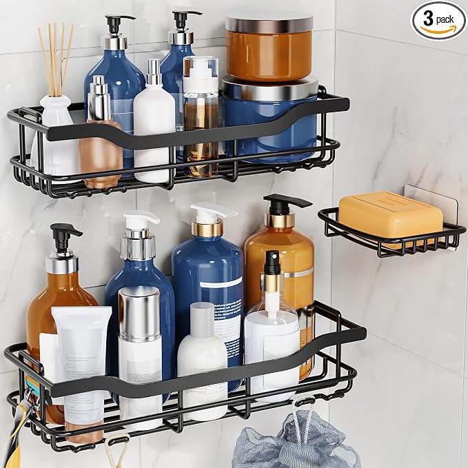 OMAIRA 3-Pack Shower Caddy by OMAIRA