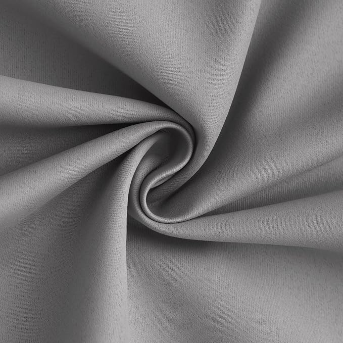 Yakamok 100% Blackout Curtain Panels 63 inches Cold and Light Blocking Drapes - Image 4